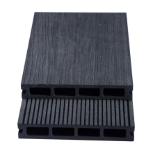 Outdoor Composite Engineered Flooring Deep Embossing Dark Grey WPC Decking